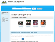 Tablet Screenshot of junctioncityhighschool.net